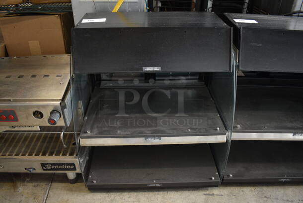 Hatco Black Metal Commercial Countertop 2 Tier Warming Display Rack Merchandiser. 26x21.5x29. Tested and Working!