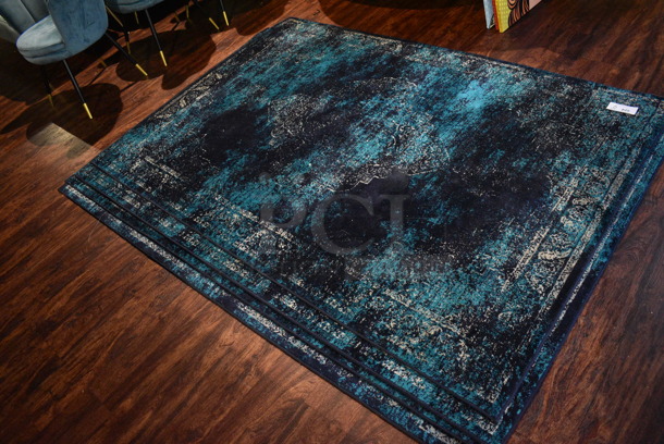 4 Antika Medallion Navy Area Rugs. 82x56. 4 Times Your Bid! (lounge) - Image 2 of 5