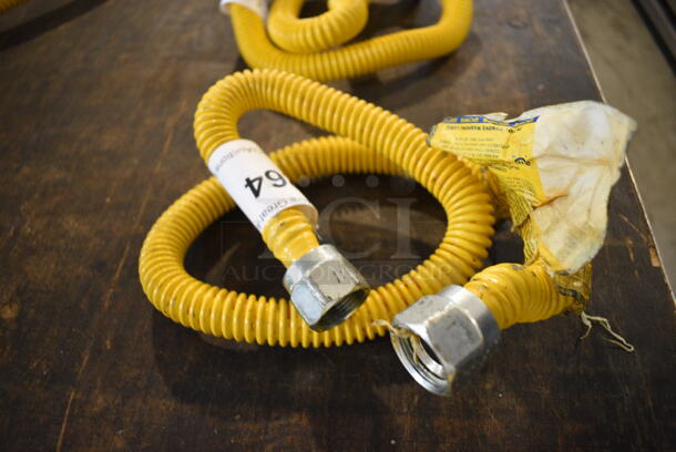 Yellow Gas Hose. 30" - Image 2 of 2