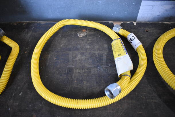 Yellow Gas Hose. 55" - Image 1 of 2