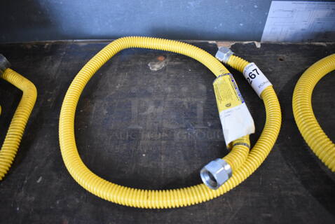 Yellow Gas Hose. 55"
