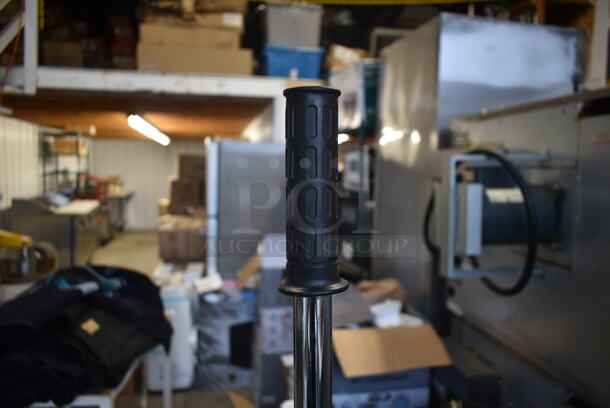 Metal Pole w/ Triangular Base. - Image 3 of 4