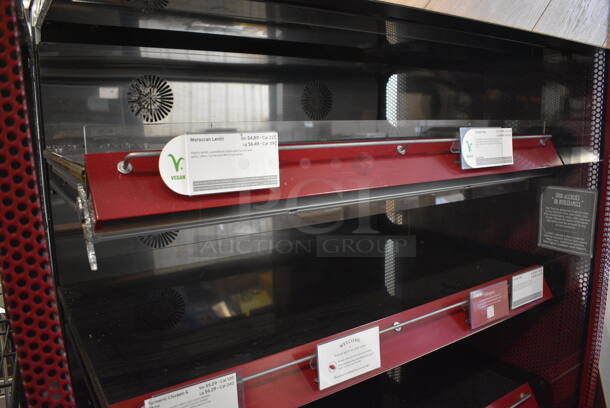Red Metal Commercial Grab N Go Open Merchandiser on Commercial Casters. 208-240 Volts. 40x35x79 - Image 4 of 8