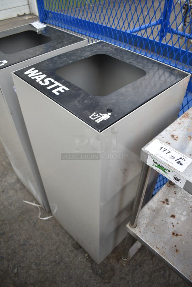 2 Metal Trash Can Shells. 2 Times Your Bid! - Image 3 of 5