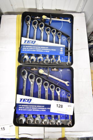 2 BRAND NEW! TEQ Reversible Ratcheting Wrench Sets. 2 Times Your Bid!