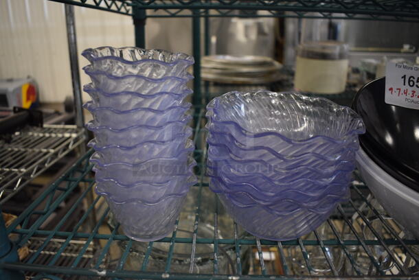 ALL ONE MONEY! Lot of 27 Various Poly Bowls! Includes 10x10x5 - Image 2 of 4