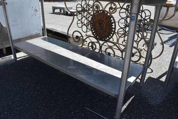 Stainless Steel Commercial Left Side Clean Side Dishwasher Table. 84x30x44 - Image 3 of 4