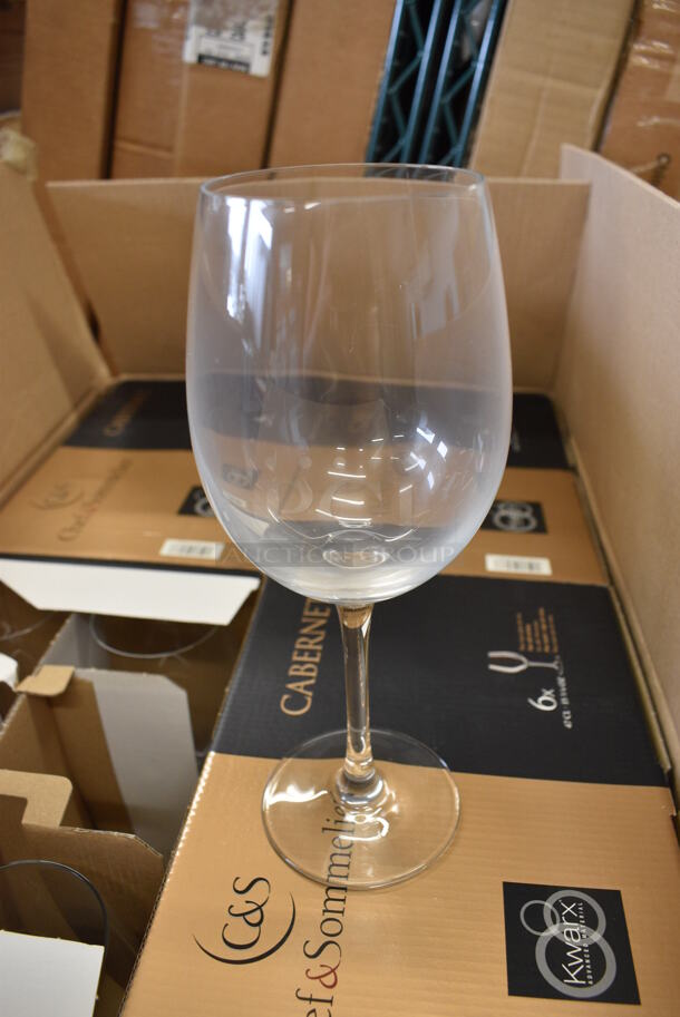 24 BRAND NEW IN BOX! Chef & Sommelier Wine Glasses. 3.5x3.5x8.5. 24 Times Your Bid!