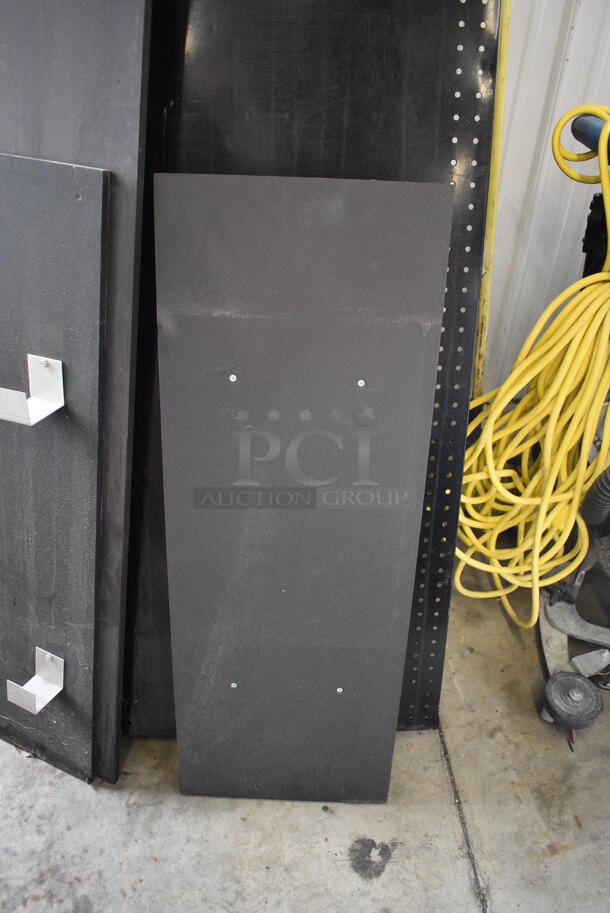 ALL ONE MONEY! Lot of Various Black Panels Including Metal Shelves! - Image 7 of 7