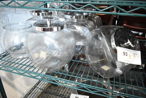 7 Jars w/ 6 Lids. Includes 6x9x9. 7 Times Your Bid! 