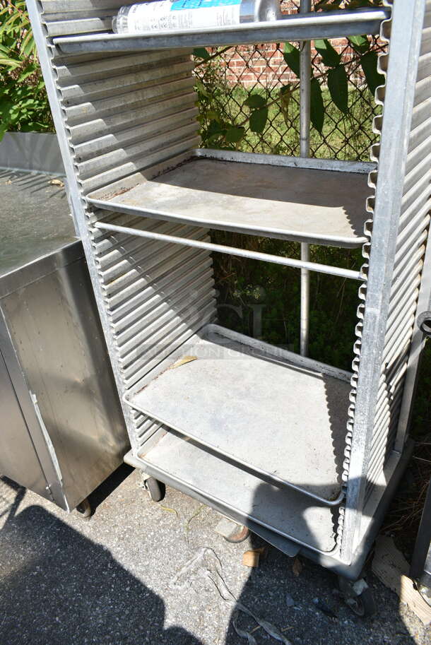 CresCor 2101841A Metal Pan Transport Rack on Commercial Casters.   - Image 4 of 5