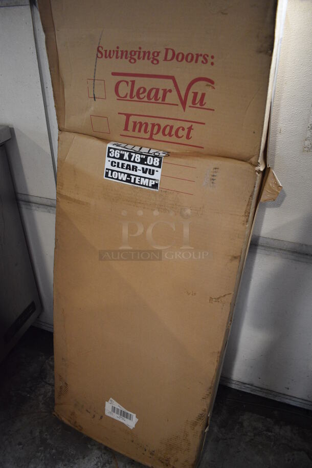 BRAND NEW IN BOX! Clear Vu Swinging Door. 36x1x78 - Image 3 of 4