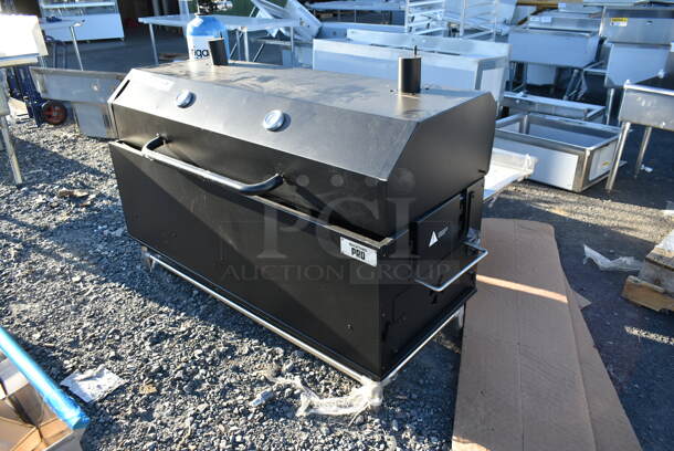 LIKE NEW! Backyard Pro Metal Commercial Outdoor Grill. - Image 2 of 8