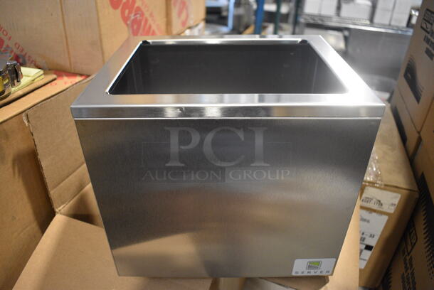 2 BRAND NEW IN BOX! Server Model SR-2 Stainless Steel Commercial Countertop Syrup Rail. 11x9x10. 2 Times Your Bid!