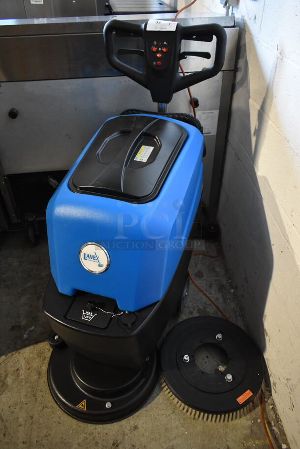 BRAND NEW SCRATCH AND DENT! 2023 Lavex 274AFS9BAT Metal Commercial Push Behind Floor Scrubber. 120 Volts, 1 Phase. Tested and Working! - Image 8 of 10