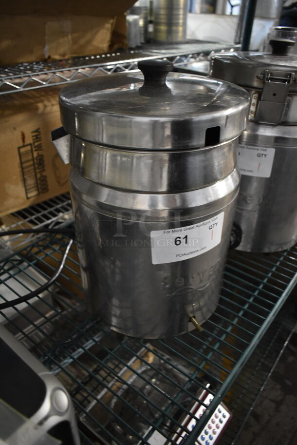 Server FS-7 Stainless Steel Commercial Countertop Food Warmer w/ Drop In and Lid. 120 Volts, 1 Phase.  - Image 2 of 6
