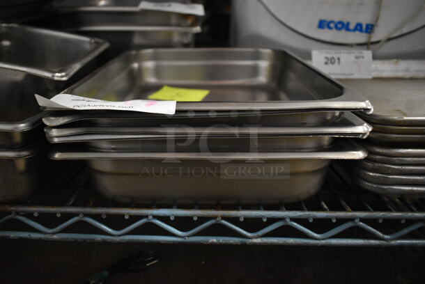 5 Stainless Steel 1/2 Size Drop In Bins. 5 Times Your Bid! - Image 3 of 3