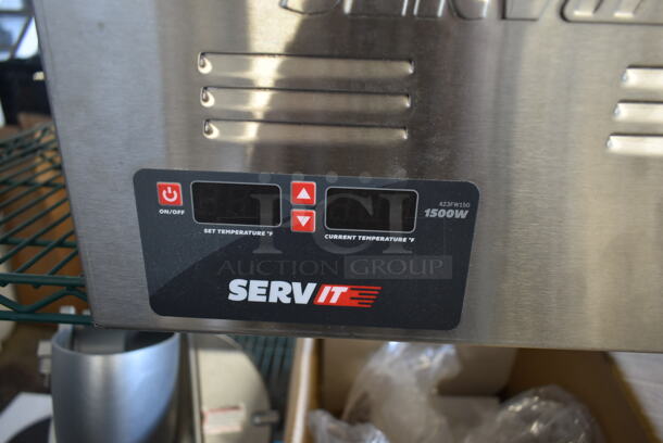 BRAND NEW SCRATCH AND DENT! 2023 ServIt 423FW150 Stainless Steel 12" x 20" Full Size Electric Countertop Food Cooker / Warmer with Digital Control. 120 Volts, 1 Phase. Tested and Working! - Image 4 of 7