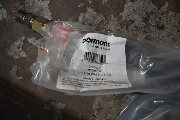 2 BRAND NEW! Dormont W75BP60/W50BP60 Water Hose. 2 Times Your Bid! - Image 5 of 5