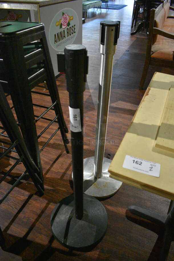 2 Metal Stanchions. 15x15x42, 13x13x40. 2 Times Your Bid! (bar) - Image 3 of 5