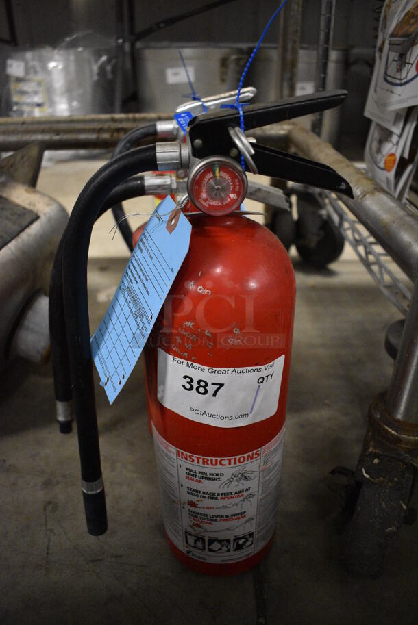 Kidde Fire Extinguisher. 4.5x5.5x16