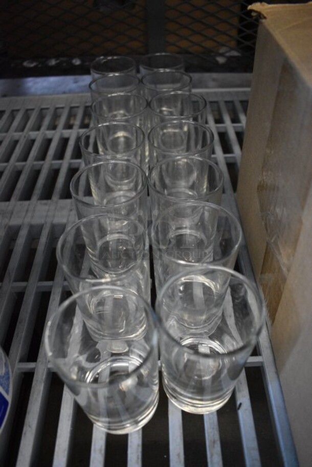 15 Beverage Glasses. 2.25x2.25x4. 15 Times Your Bid! - Image 2 of 3