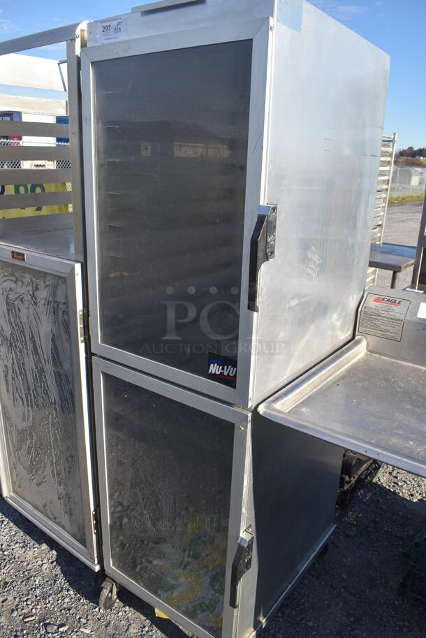 Nu Vu Metal Commercial Enclosed Pan Transport Rack on Commercial Casters. 22x29x70.5 - Image 2 of 4