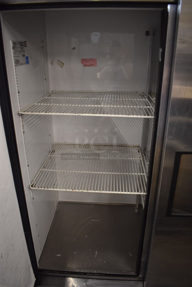 2010 True T-72 Commercial Stainless Steel Three Solid Door Reach In Cooler With Polycoated Shelves. 115V, 1 Phase. Tested and Working! - Image 4 of 7