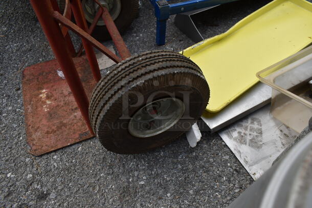 Red Metal Furniture Dolly. - Image 4 of 4