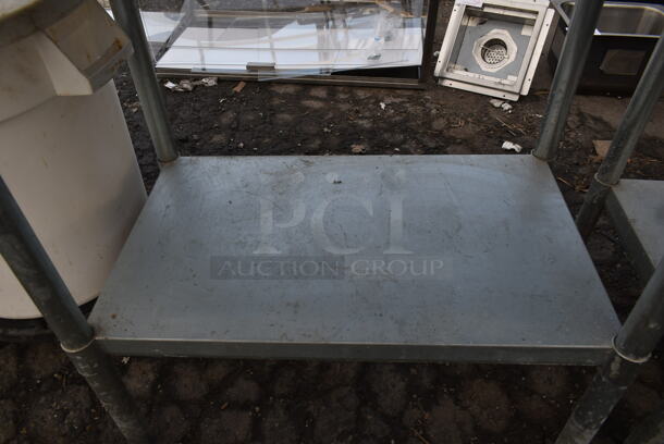 Stainless Steel Commercial Table w/ Metal Under Shelf. - Image 3 of 4