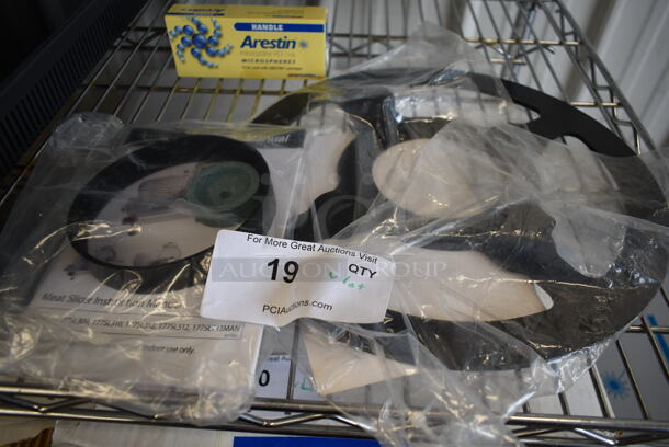 ALL ONE MONEY! Lot of Various Items Including Arestin Handle Microspheres, New Avantco Meat Slicer Sharpener Stone and Accessories. - Image 2 of 3