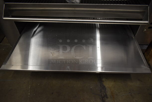BRAND NEW SCRATCH AND DENT! Cooking Performance Group CPG 351S36SBN Stainless Steel Commercial Natural Gas Powered Cheese Melter. 36,000 BTU. - Image 10 of 11