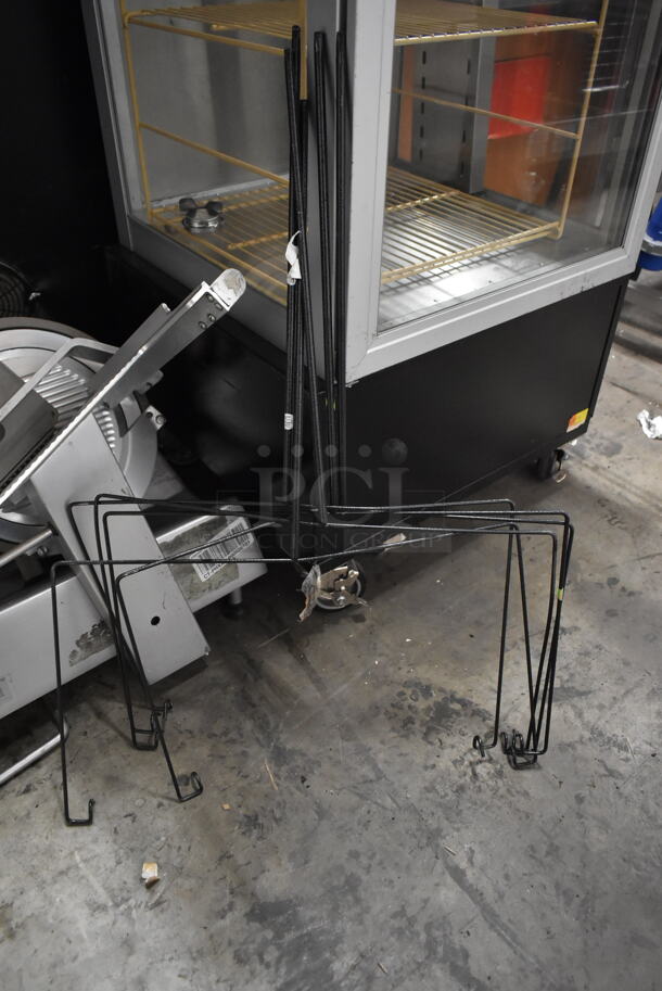 Hatco PFST-1X Stainless Steel Commercial Single Door Reach In Warmer Merchandiser on Commercial Casters. 120 Volts, 1 Phase. Tested and Working! - Image 4 of 6