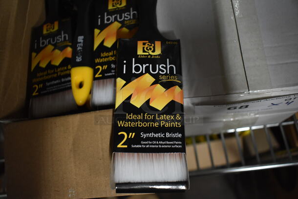 4 Boxes of 6 BRAND NEW! I Brush Series 2" Synthetic Bristle Paint Brushes. Total of 24. 4 Times Your Bid! - Image 3 of 4