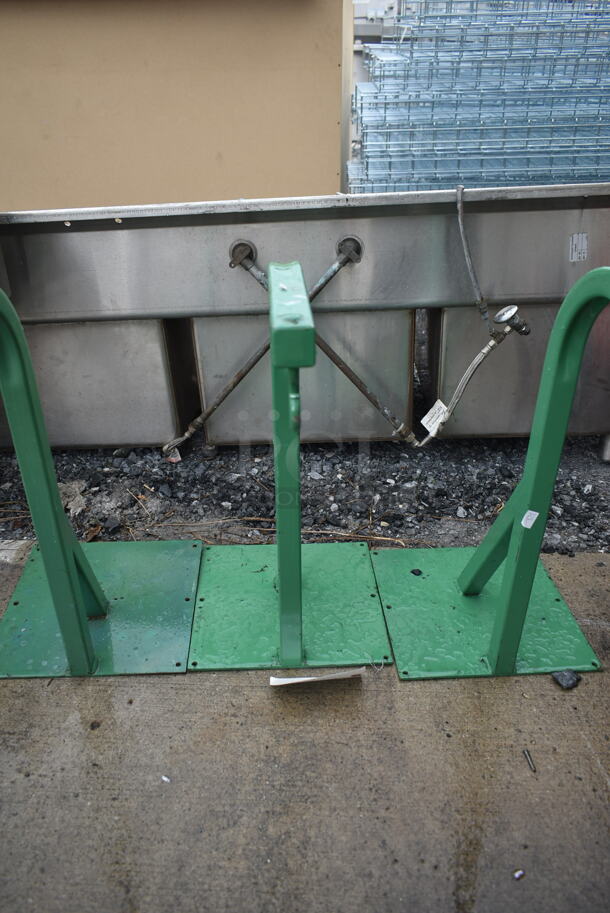 3 Green Metal Hooks. 3 Times Your Bid! - Image 3 of 5