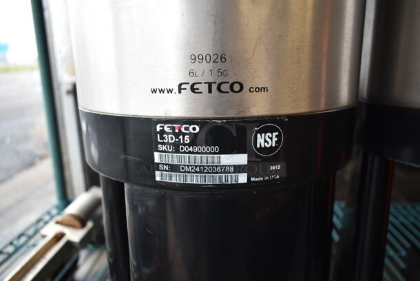 2 Fetco L3D-15/L3D-10 Stainless Steel and Poly Beverage Holder Dispensers. 2 Times Your Bid! - Image 5 of 8