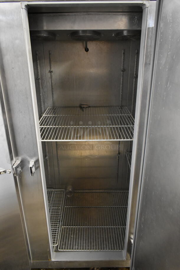 Continental 3F Stainless Steel Commercial 3 Door Reach In Freezer on Commercial Casters. 115/208-230 Volts, 1 Phase.  - Image 5 of 8