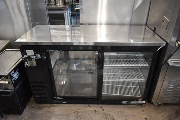 Kool-it KBB60-2G-24SD-A Stainless Steel Commercial 3 Door Back Bar Cooler Merchandiser. 115 Volts, 1 Phase. Tested and Working!