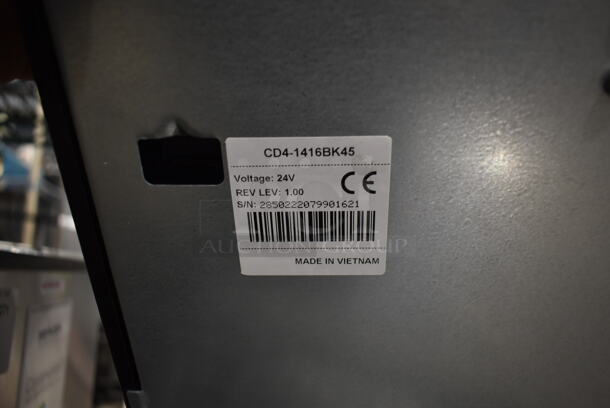 BRAND NEW SCRATCH AND DENT! Black Metal Cash Drawer. - Image 4 of 4