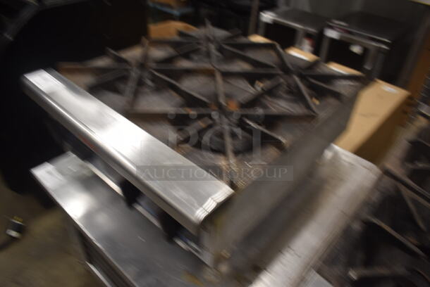 Star Max Commercial Stainless Steel Countertop Natural Gas Powered Hot Plate With 4 Burners. - Image 3 of 6