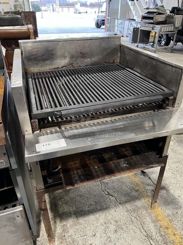MagiKitch'n Stainless Steel Commercial Natural Gas Powered Charbroiler Grill w/ Under Shelf. 30x34x43.5 - Image 6 of 6