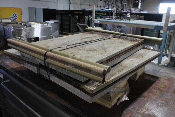 2 Blodgett Stainless Steel Commercial Natural Gas Powered Single Deck Pizza Ovens w/ Cooking Stones. 2 Times Your Bid! - Image 9 of 11