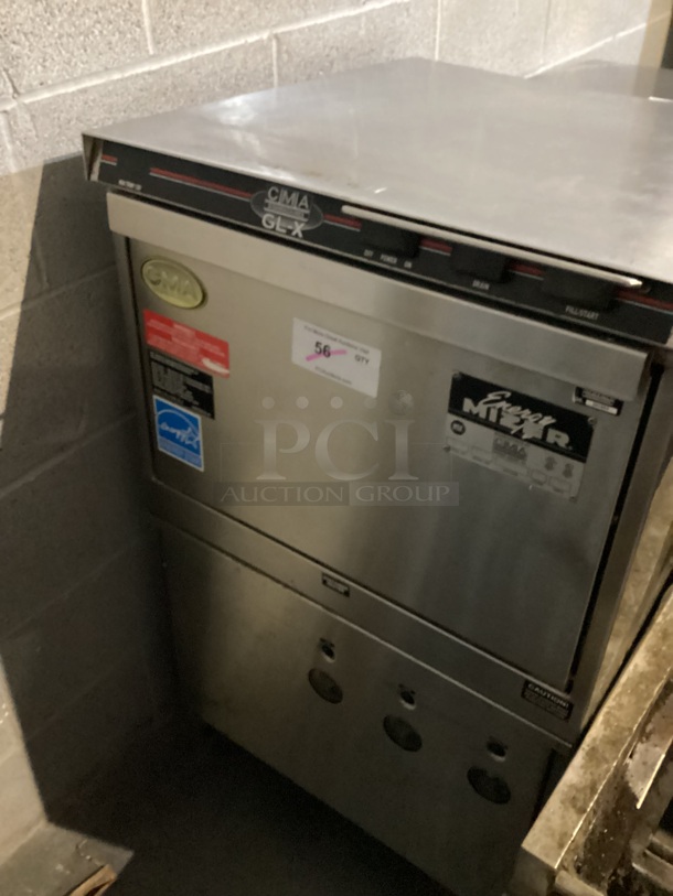 Stainless Steel Undercounter CMA Dish Machines GL-X. tested And Working. - Image 2 of 6