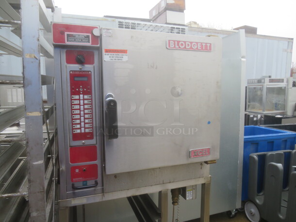 One Blodgett Xcel Steamer On Stand With Casters. Model# XL50EC. 208/240 Volt. 3 Phase. 32X32X69 - Image 2 of 2