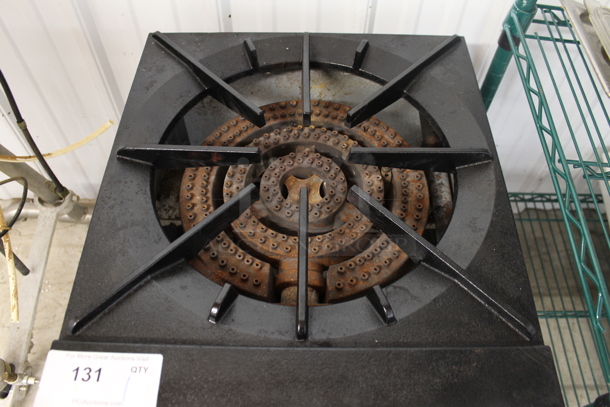 Radiance TASP-18 Stainless Steel Commercial Countertop Natural Gas Powered Single Burner Stock Pot Range. - Image 2 of 5