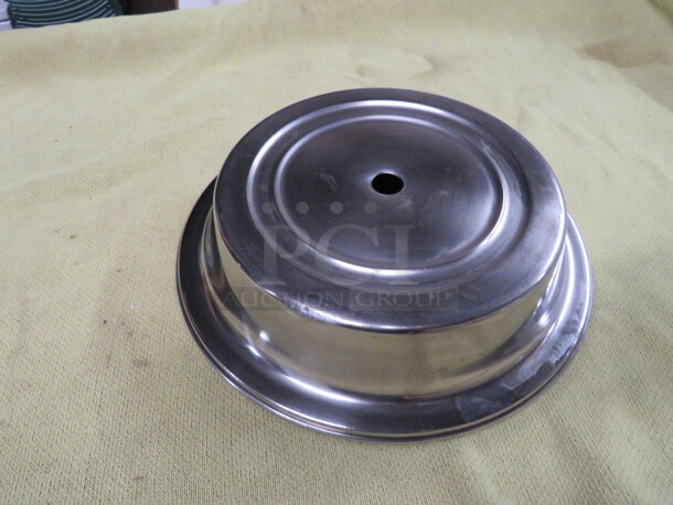 12 Inch Round Stainless Steel Plate Cover. 10XBID - Image 1 of 1