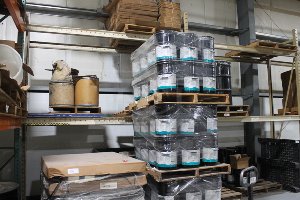 ALL ONE MONEY! Lot of Tan Metal Pallet Racking. Does Not Include Contents. BUYER MUST REMOVE. - Image 2 of 4