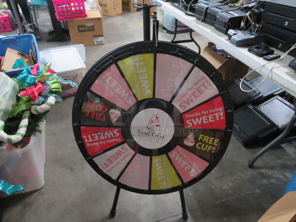 One Spin The Wheel On A Tripod Stand, Make This Your OWN Wheel!!!! 32X39 - Image 1 of 2