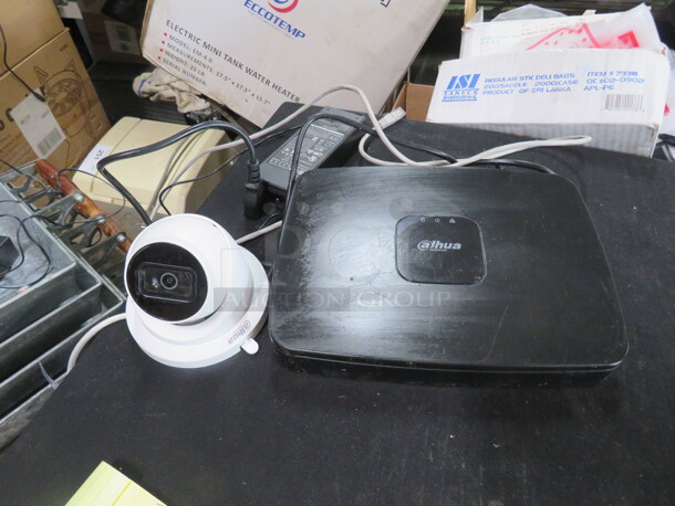 One Alhua Camera With Video Recorder. #N41B2P2. - Image 1 of 1