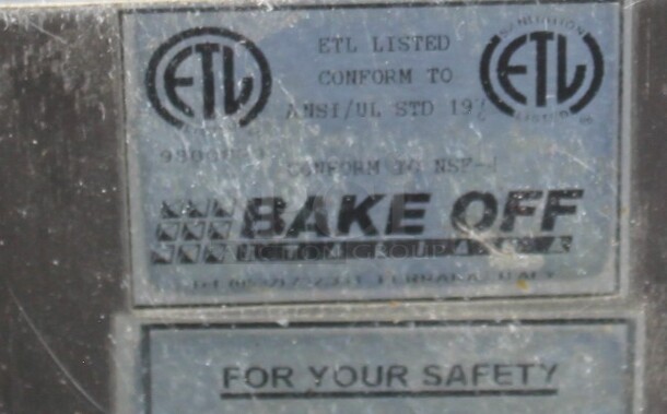 Bake Off Stainless Steel Commercial Combi Convection Oven on Pan Rack w/ Commercial Casters. 208 Volts, 1 Phase. - Image 3 of 5